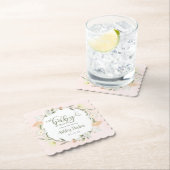 Dessous-de-verre En Papier Bébé En Fleur Fleur sauvage Bébé Sprinkle (En situation)