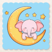 Dessous-de-verre En Papier Bébé rose (Devant)