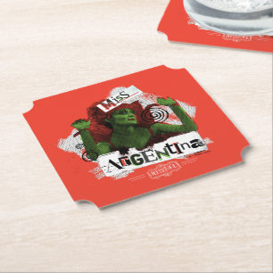 Dessous-de-verre En Papier Beetlejus Miss Argentine