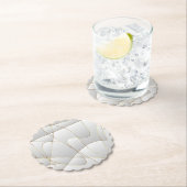 Dessous-de-verre En Papier Belles lignes d'or (En situation)