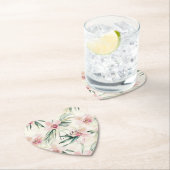 Dessous-de-verre En Papier Belles Orchidées Roses (En situation)