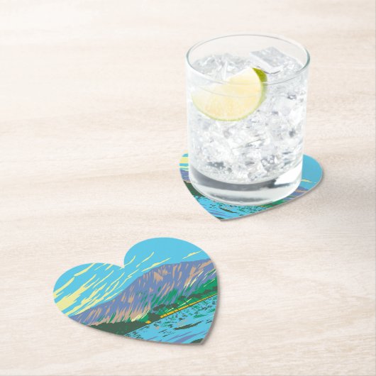 Dessous-de-verre En Papier Beurre simple lac (En situation)