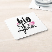 Dessous-de-verre En Papier Big Sis de nouveau (Incliné)