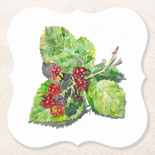 Dessous-de-verre En Papier BlackBerry (Devant)