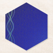 Dessous-de-verre En Papier Bleu Foncé (Devant)