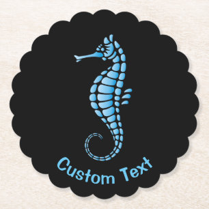 Dessous-de-verre En Papier Bleu marin