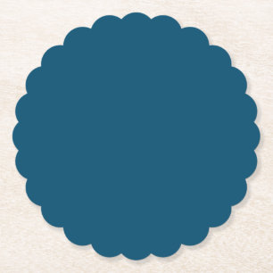 Dessous-de-verre En Papier Bleu terne,Bleu crépuscule,Jade délavé,
