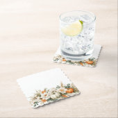 Dessous-de-verre En Papier Boho Autumn Floral Arrangement (En situation)