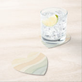 Dessous-de-verre En Papier Boho Waves Design (En situation)