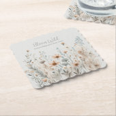 Dessous-de-verre En Papier Boho Wildflower (Incliné)