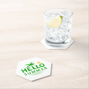 Dessous-de-verre En Papier Bonjour été