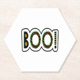 Dessous-de-verre En Papier BOO Halloween