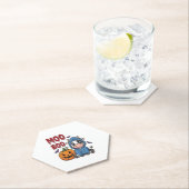 Dessous-de-verre En Papier Boo Halloween Éffrayante vache fantôme (En situation)