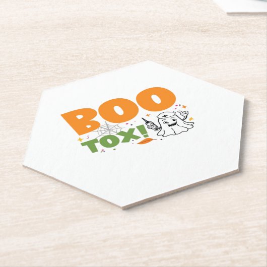 Dessous-de-verre En Papier BOO Tox Injecteur Injecteur Remplissant Botox Dysp (Incliné)