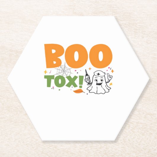 Dessous-de-verre En Papier BOO Tox Injecteur Injecteur Remplissant Botox Dysp (Devant)