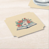 Dessous-de-verre En Papier Book Paper Coaster (Incliné)