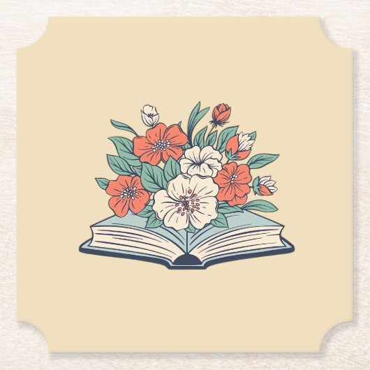 Dessous-de-verre En Papier Book Paper Coaster (Devant)