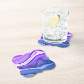 Dessous-de-verre En Papier Boucles (En situation)