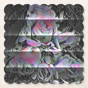 Dessous-de-verre En Papier Bouquet Techno