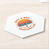 Dessous-de-verre En Papier Boys Dragonfly (Incliné)