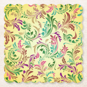 Dessous-de-verre En Papier Branches Design Motif-444555