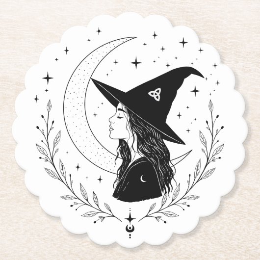 Dessous-de-verre En Papier Bruja (Devant)