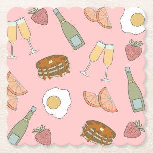 Dessous-de-verre En Papier Brunch & Bubbly Dessous de Verre