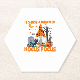 Dessous-de-verre En Papier Bunch de Hocus Pocus Citrouille Gnome Bats effraya
