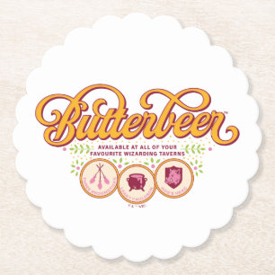 Dessous-de-verre En Papier BUTTERBEER™ Disponible dans les tavernes des sorci
