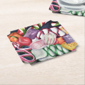 Dessous-de-verre En Papier Canettes de Noël (Incliné)