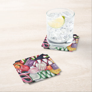 Dessous-de-verre En Papier Canettes de Noël