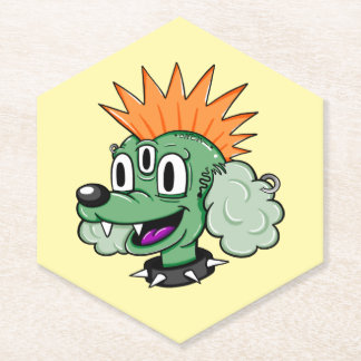 Dessous-de-verre En Papier Caniche Punk