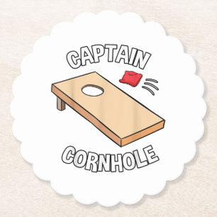 Dessous-de-verre En Papier Capitaine Planchettes de Sac de Cornhole Simulé Be