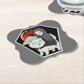 Dessous-de-verre En Papier Cartes de décès (Incliné)