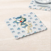 Dessous-de-verre En Papier Ceramic Lion Coaster (Incliné)