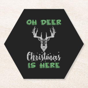 Dessous-de-verre En Papier cerfs rennes rennes rennes Noël bois