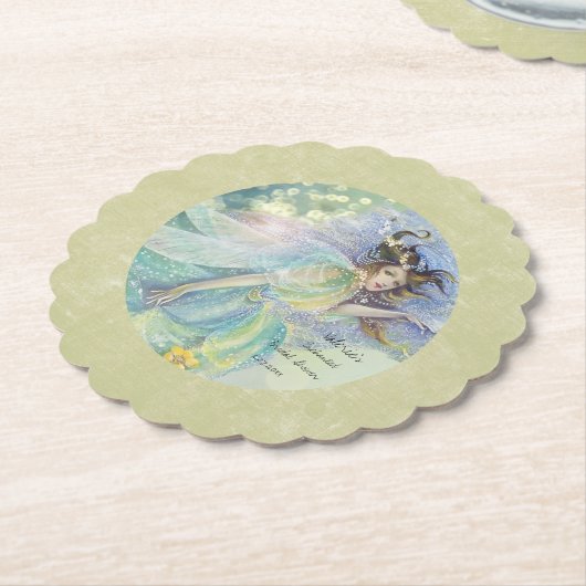 Dessous-de-verre En Papier C'est un événement Fairy Happy (Incliné)