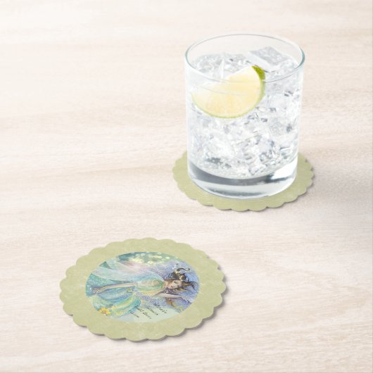 Dessous-de-verre En Papier C'est un événement Fairy Happy (En situation)