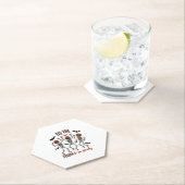 Dessous-de-verre En Papier Cette saison sera Éffrayante (En situation)