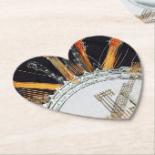 DESSOUS-DE-VERRE EN PAPIER CHAÎNES DE GUITARE LE SOLEIL (Incliné)