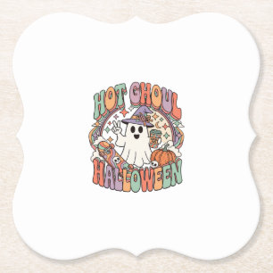 Dessous-de-verre En Papier Chapeau de sorcière fantôme Halloween Ghoul Skateb