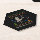 Dessous-de-verre En Papier Chasse au canard Noël Chasse au canard moche Chass (Incliné)