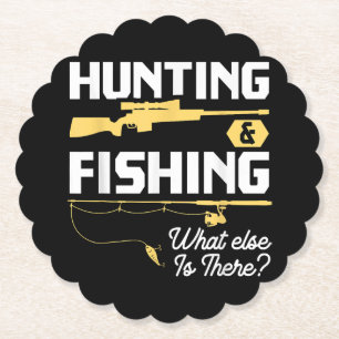 Dessous-de-verre En Papier Chasse et pêche Ce qu'il y a d'autre - Funny Fishe