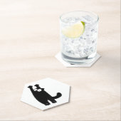 Dessous-de-verre En Papier chat drôle t (En situation)