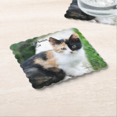Dessous-de-verre En Papier Chat Fantôme de l'Opéra (Incliné)