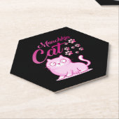 Dessous-de-verre En Papier Chat Munchkin (Incliné)