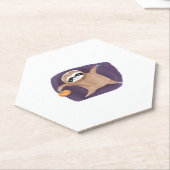 Dessous-de-verre En Papier Chemise Halloween avec T-shirt classique Citrouill (Incliné)