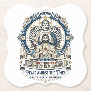 Dessous-de-verre En Papier Chemise vintage Christianisme Eschatologie Prophét