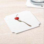 Dessous-de-verre En Papier Cherry Coaster (Incliné)