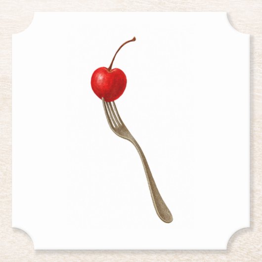 Dessous-de-verre En Papier Cherry Coaster (Devant)